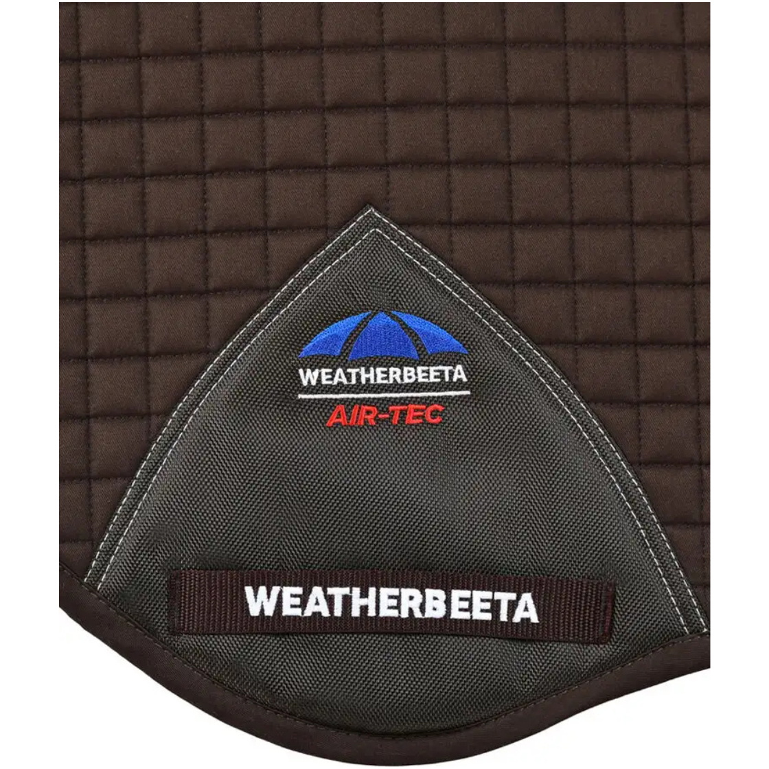 2025 Weatherbeeta Prime Air - Tec Jump Shaped Saddle Pad 1028251 - Chocolate